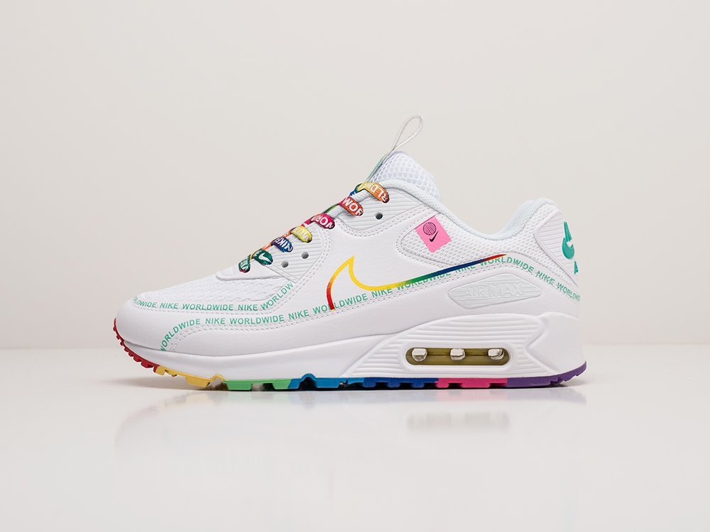 мужские кроссовки Nike Air Max 90 WW White / Multi