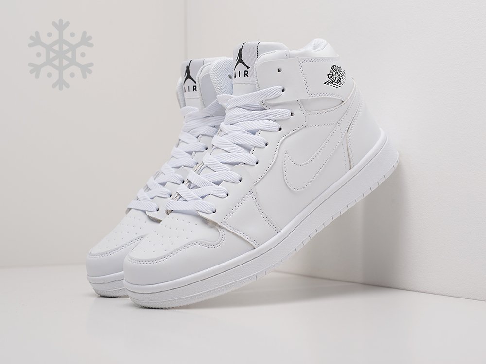 Nike Air Jordan 1 Winter белые кожа мужские (AR20495) - фото 2