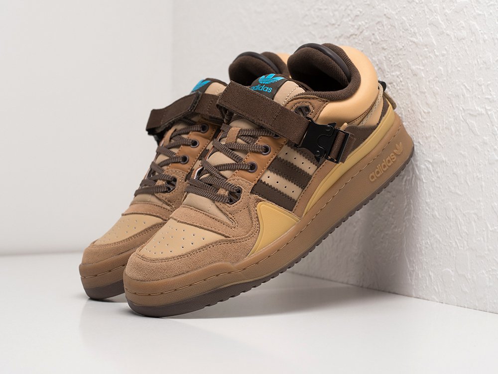 Adidas x Bad Bunny x Forum Low коричневые замша мужские (AR20530) - фото 2 Adidas x Bad Bunny x Forum Low коричневые замша мужские (AR20530) - фото 2
