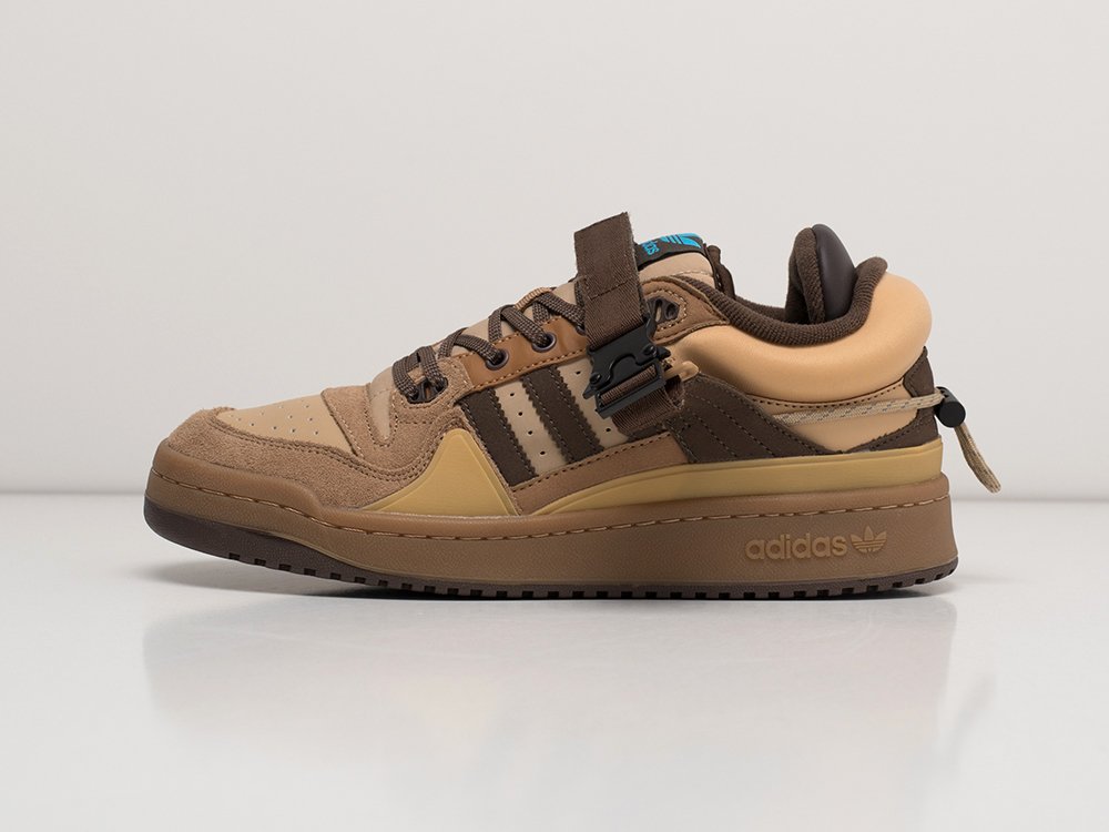 Adidas x Bad Bunny x Forum Low коричневые замша мужские (AR20530) - фото 1 Adidas x Bad Bunny x Forum Low коричневые замша мужские (AR20530) - фото 1