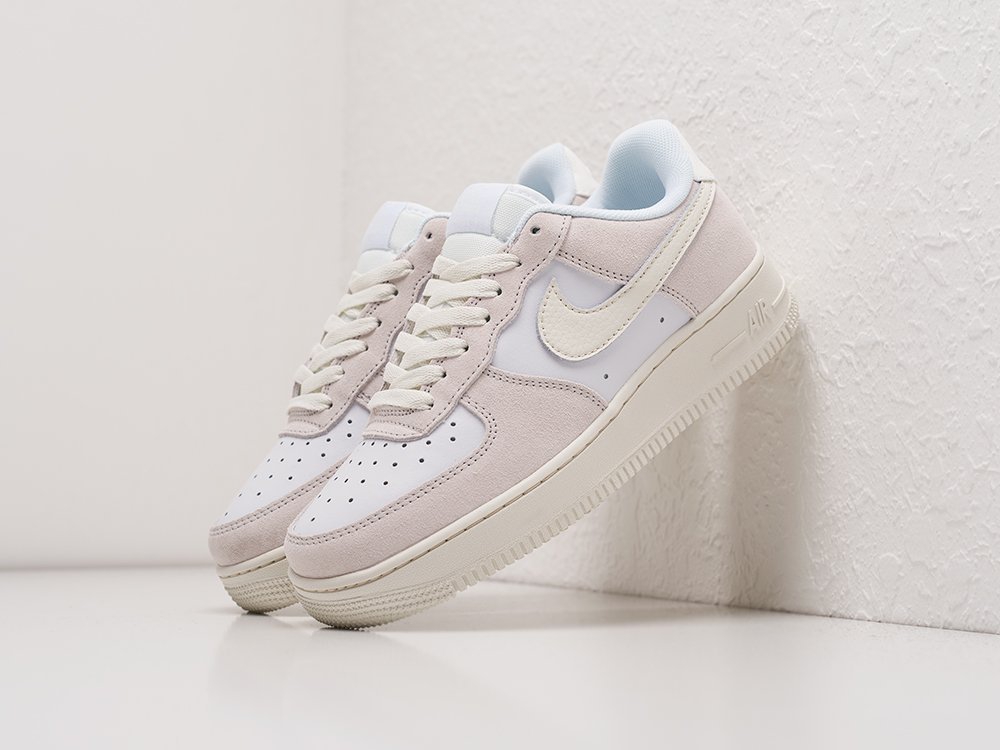 женские кроссовки Nike Air Force 1 Low WMNS White / Beige / White