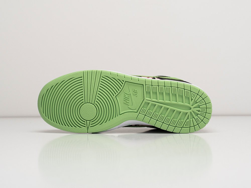 мужские кроссовки Nike SB Dunk Low Black / Green / White
