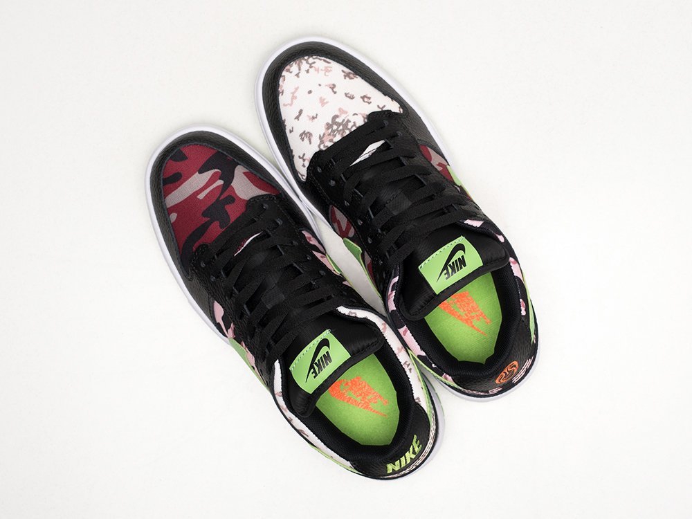 мужские кроссовки Nike SB Dunk Low Black / Green / White