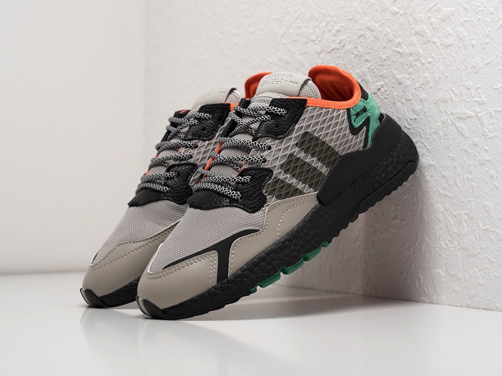 Adidas Nite Jogger серые замша мужские (AR20935) - фото 2 Adidas Nite Jogger серые замша мужские (AR20935) - фото 2