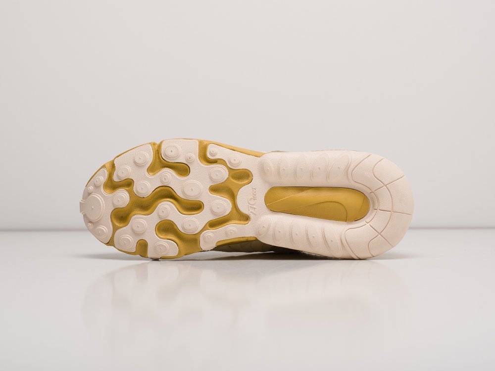 мужские кроссовки Nike Air Max 270 React ENG x Travis Scott Beige / Brown