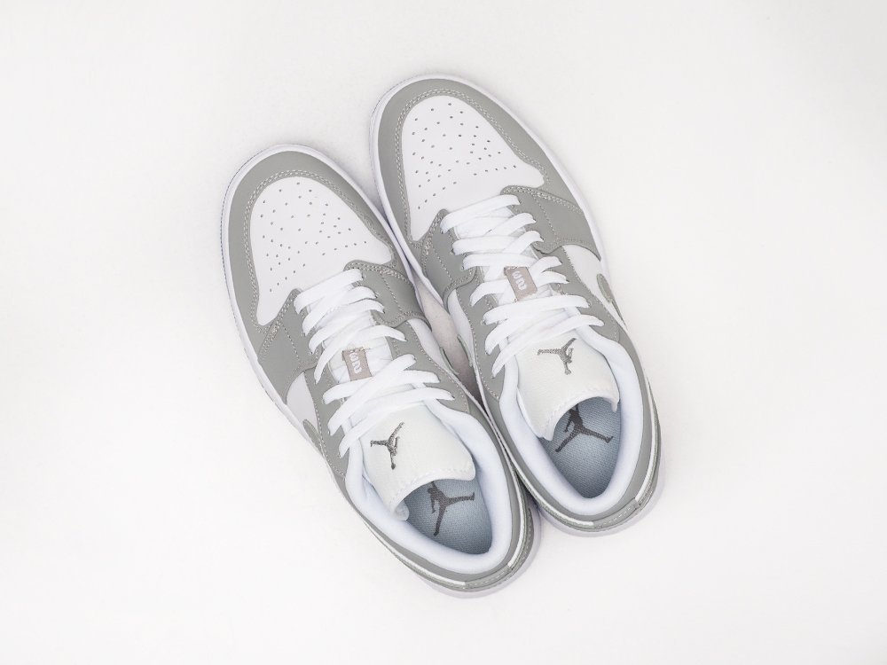 Nike Air Jordan 1 Low белые кожа мужские (AR21064) - фото 3 Nike Air Jordan 1 Low белые кожа мужские (AR21064) - фото 3