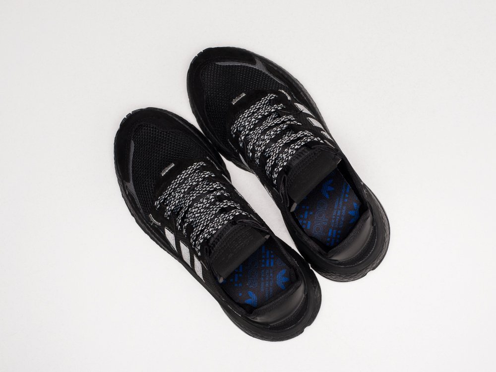 Adidas Nite Jogger черные замша мужские (AR21066) - фото 3 Adidas Nite Jogger черные замша мужские (AR21066) - фото 3