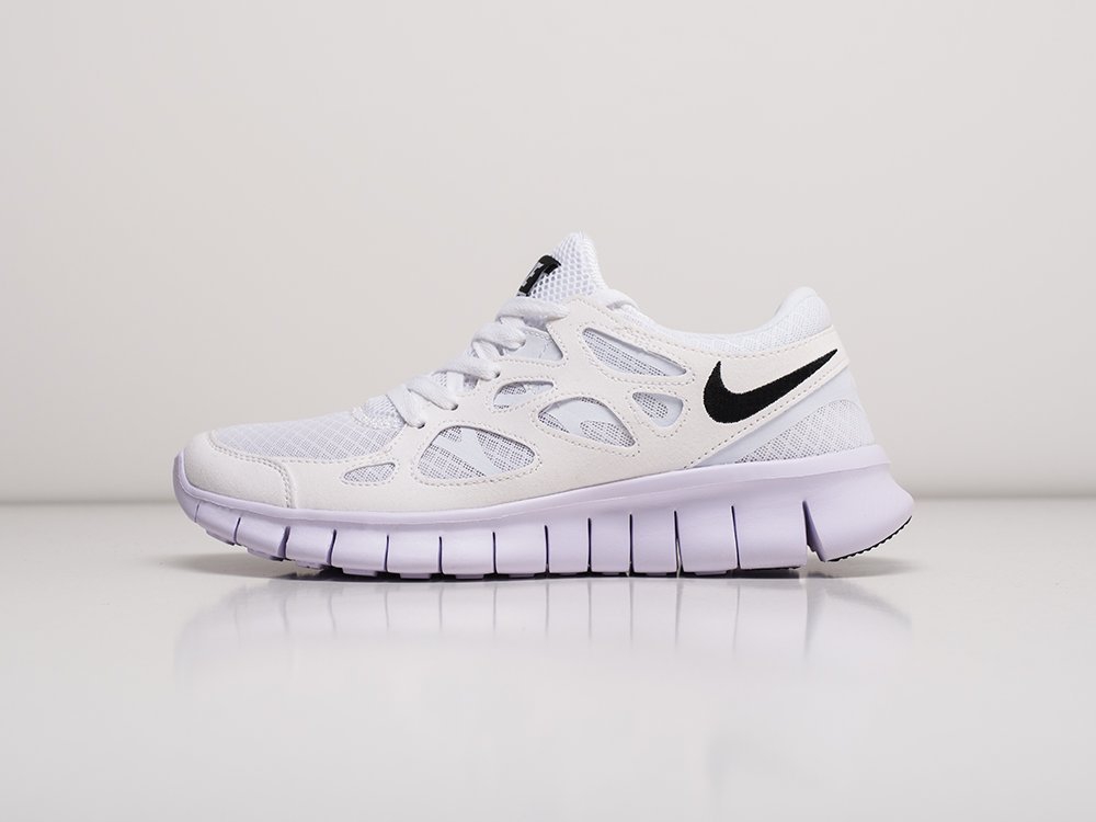 Nike Free Run 2 белые мужские (AR21088) - фото 1 Nike Free Run 2 белые мужские (AR21088) - фото 1