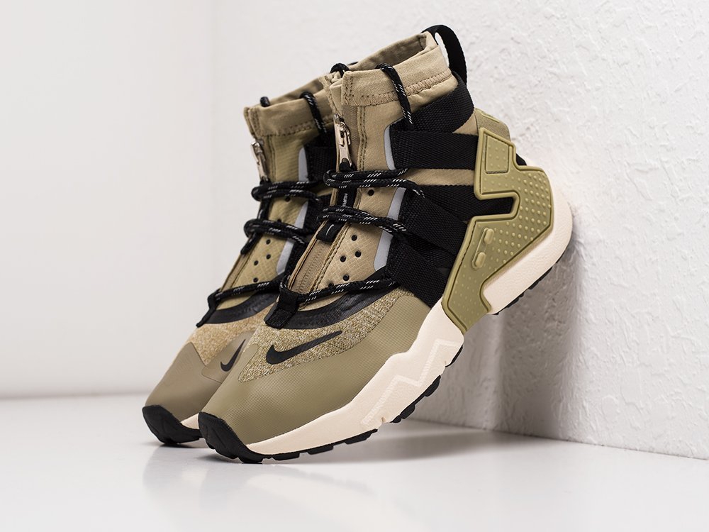 Nike Air Huarache Gripp зеленые текстиль женские (AR21092) - фото 2 Nike Air Huarache Gripp зеленые текстиль женские (AR21092) - фото 2