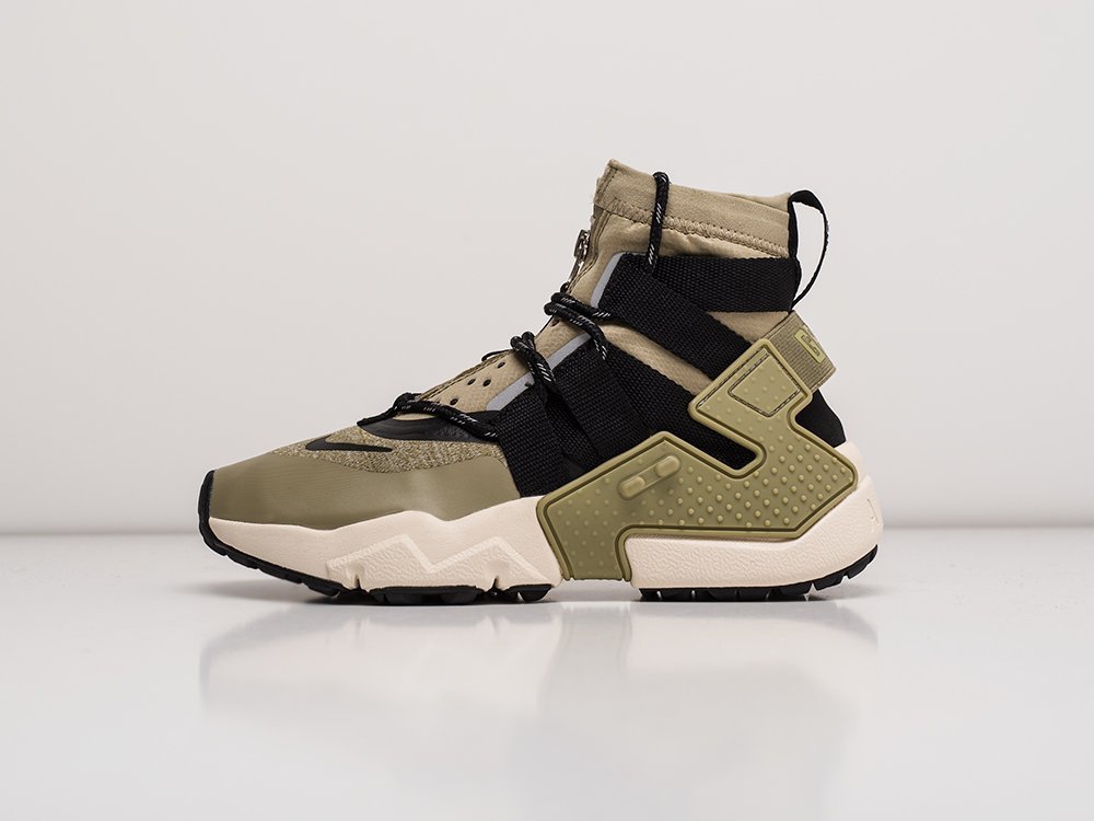 Nike Air Huarache Gripp зеленые текстиль женские (AR21092) - фото 1 Nike Air Huarache Gripp зеленые текстиль женские (AR21092) - фото 1
