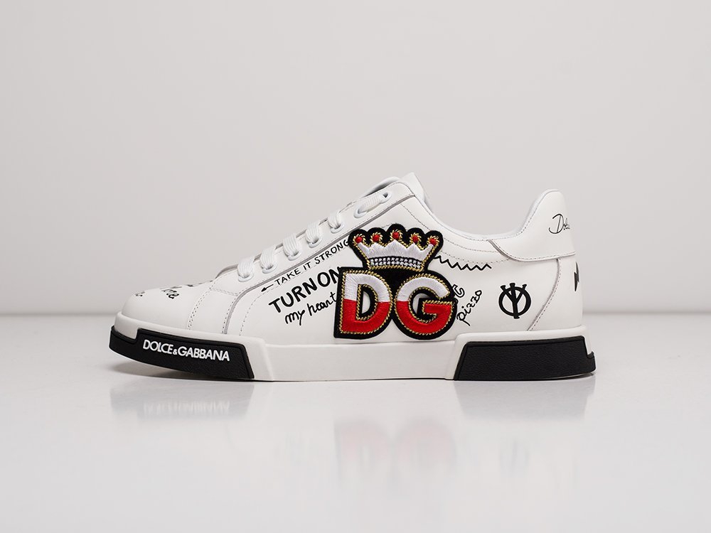 Dolce & Gabbana Portofino белые кожа мужские (AR21100) - фото 1 Dolce & Gabbana Portofino белые кожа мужские (AR21100) - фото 1