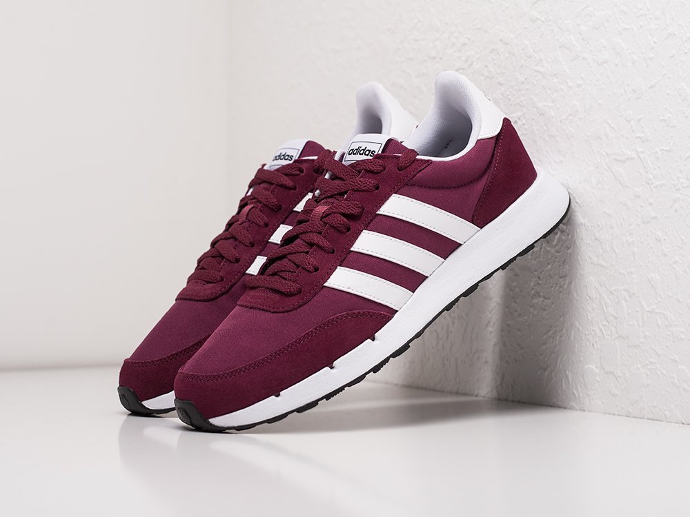 Adidas RUN 60S 2.0 бордовые замша мужские (AR21139) - фото 2 Adidas RUN 60S 2.0 бордовые замша мужские (AR21139) - фото 2