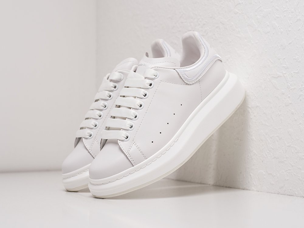 Alexander McQueen Lace-Up Sneaker белые кожа женские (AR21144) - фото 2