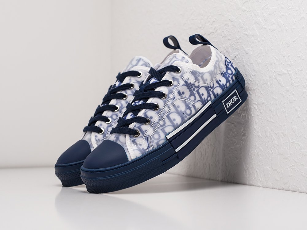 Dior B23 Low белые текстиль мужские (AR21150) - фото 2 Dior B23 Low белые текстиль мужские (AR21150) - фото 2