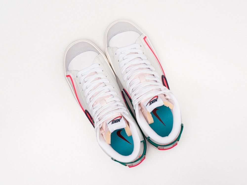Nike Blazer Mid 77 белые кожа мужские (AR21151) - фото 3 Nike Blazer Mid 77 белые кожа мужские (AR21151) - фото 3