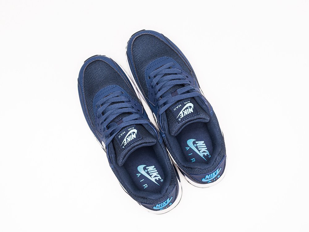 Nike Air Max 90 синие кожа мужские (AR21172) - фото 3 Nike Air Max 90 синие кожа мужские (AR21172) - фото 3