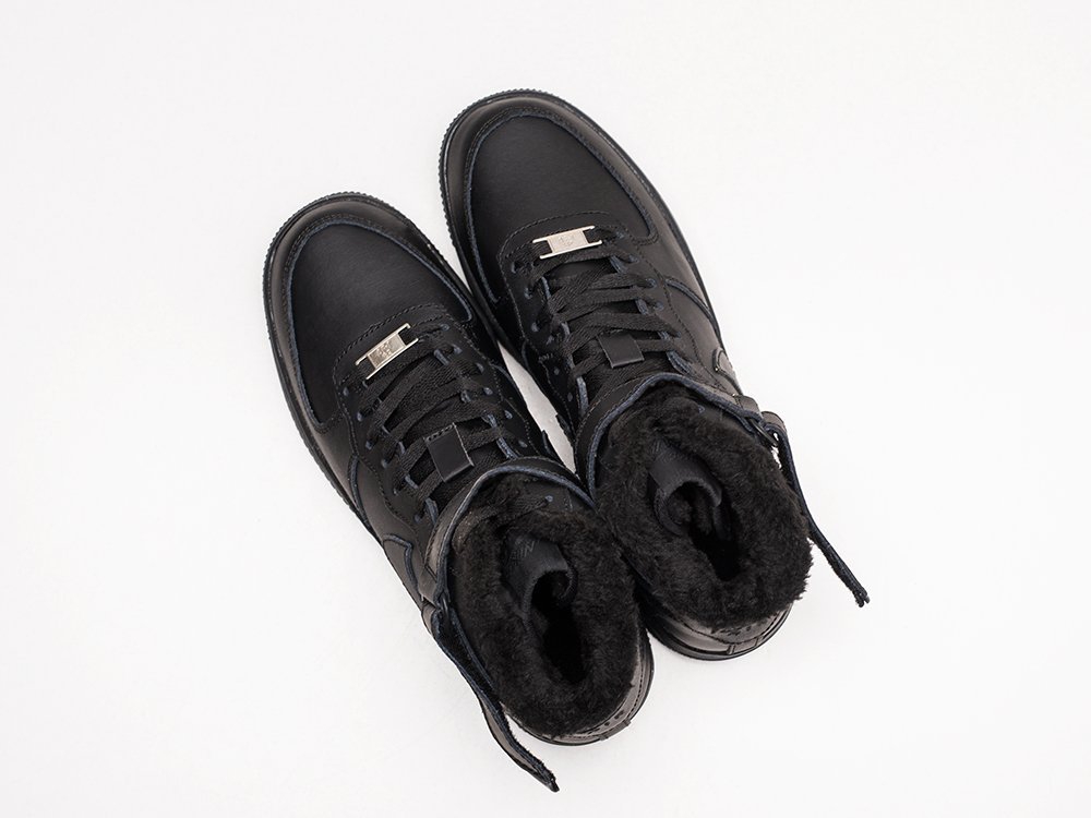 Nike Air Force 1 All Black - фото 3