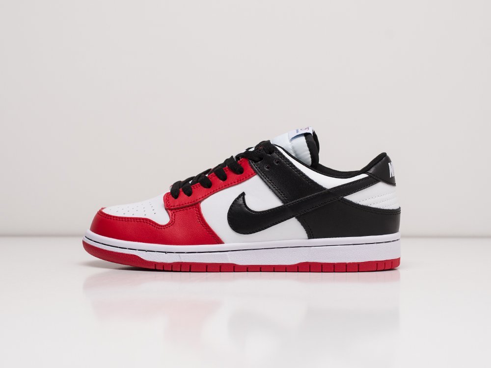 Nike SB Dunk Low EMB NBA 75th Anniversary Chicago разноцветные замша мужские (AR21257) - фото 1 Nike SB Dunk Low EMB NBA 75th Anniversary Chicago разноцветные замша мужские (AR21257) - фото 1