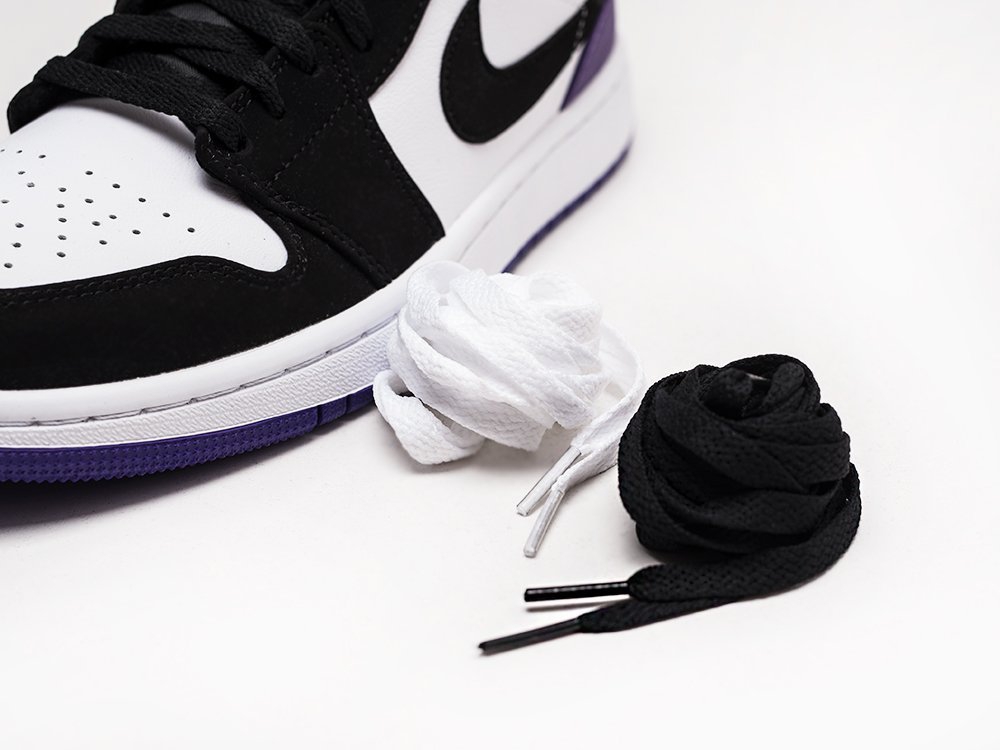 Nike Air Jordan 1 белые кожа мужские (AR21307) - фото 4
