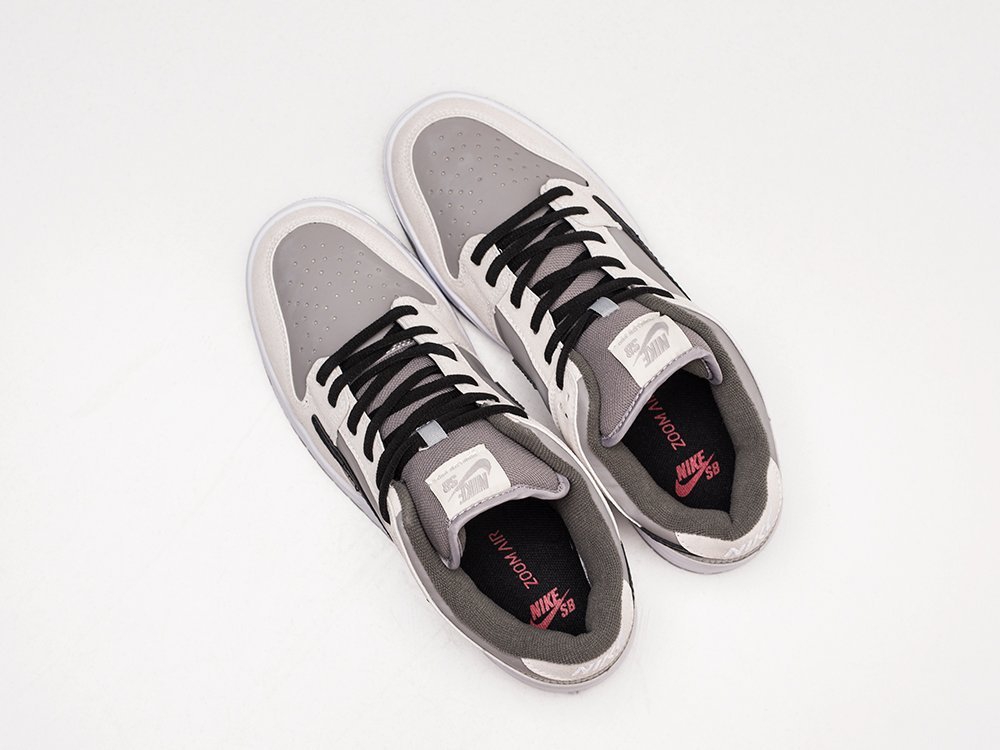 Nike SB Dunk Low x Travis Scott х PlayStation 5 серые кожа мужские (AR21310) - фото 3 Nike SB Dunk Low x Travis Scott х PlayStation 5 серые кожа мужские (AR21310) - фото 3