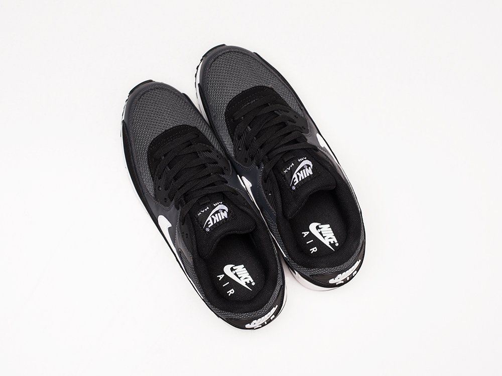 Nike Air Max 90 черные кожа мужские (AR21312) - фото 3 Nike Air Max 90 черные кожа мужские (AR21312) - фото 3