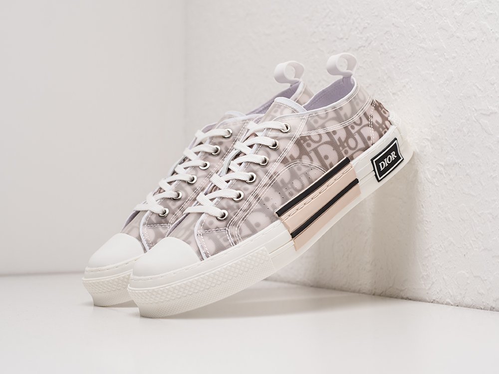 Dior B23 Low белые текстиль мужские (AR21317) - фото 2 Dior B23 Low белые текстиль мужские (AR21317) - фото 2