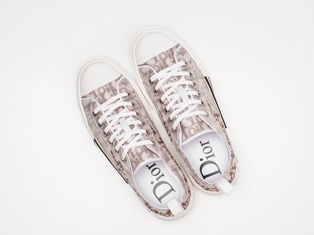 Dior B23 Low белые текстиль мужские (AR21317) - фото 3 Dior B23 Low белые текстиль мужские (AR21317) - фото 3