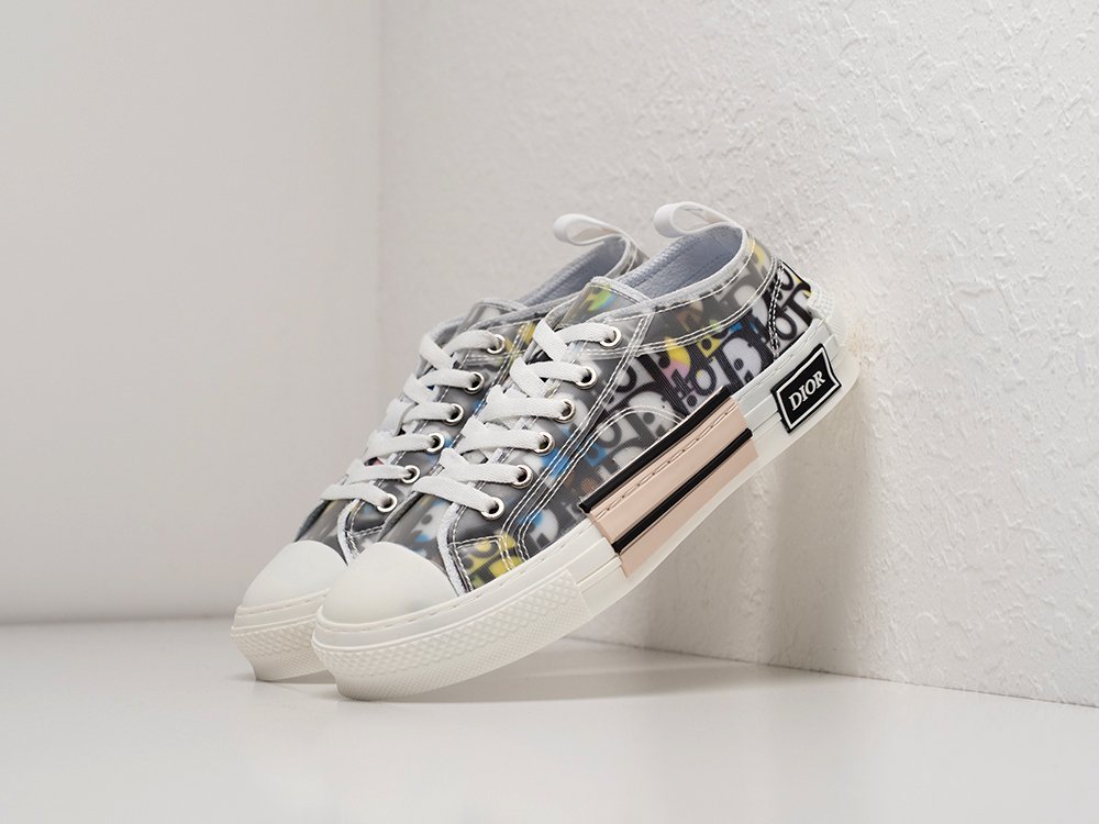 Dior B23 Low белые текстиль женские (AR21318) - фото 2 Dior B23 Low белые текстиль женские (AR21318) - фото 2