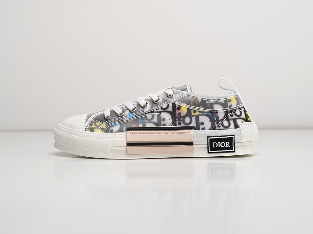 Dior B23 Low белые текстиль женские (AR21318) - фото 1 Dior B23 Low белые текстиль женские (AR21318) - фото 1