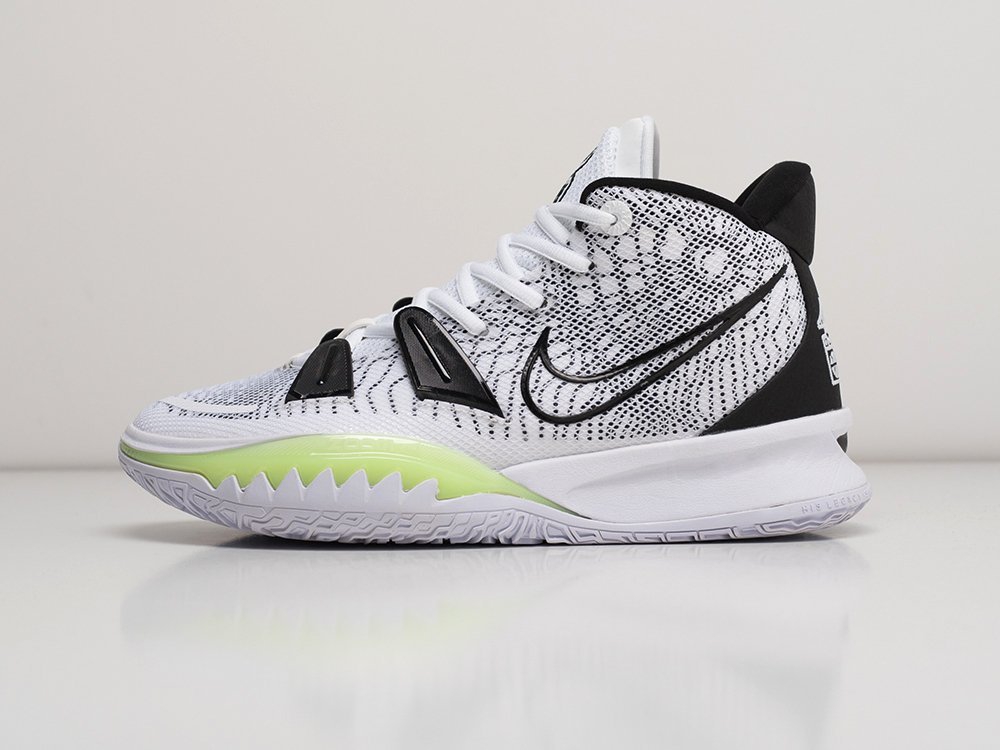 Nike Kyrie 7 белые текстиль мужские (AR21328) - фото 1 Nike Kyrie 7 белые текстиль мужские (AR21328) - фото 1