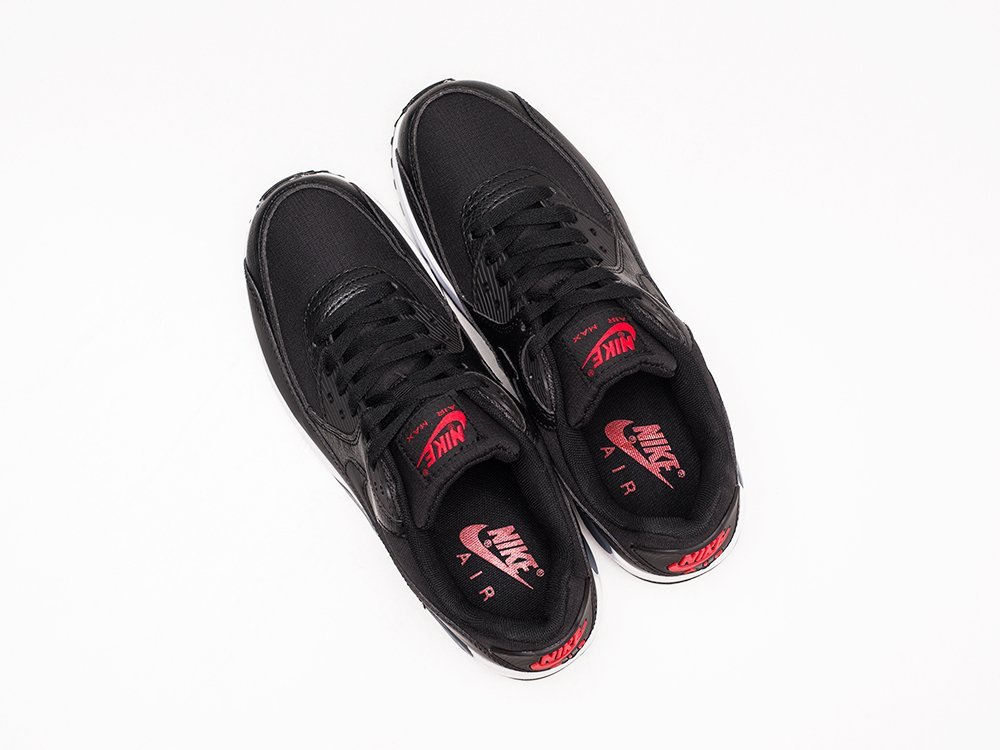 Nike Air Max 90 черные кожа мужские (AR21330) - фото 3 Nike Air Max 90 черные кожа мужские (AR21330) - фото 3