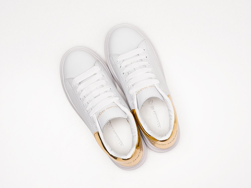 Alexander McQueen Lace-Up Sneaker белые кожа женские (AR21333) - фото 3 Alexander McQueen Lace-Up Sneaker белые кожа женские (AR21333) - фото 3