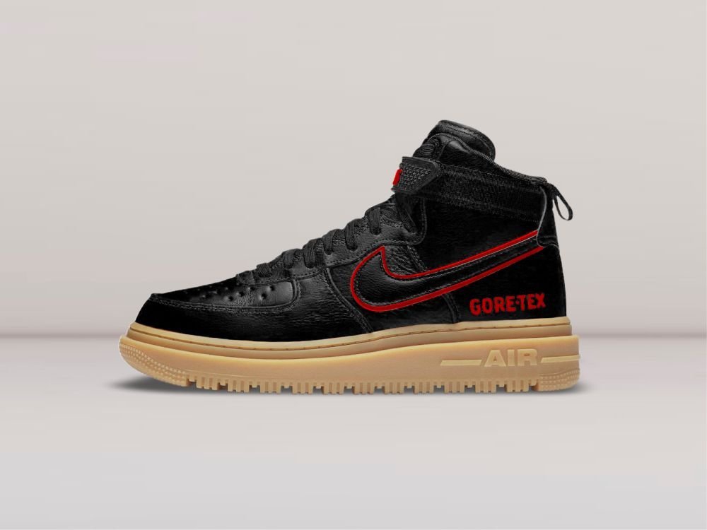 Nike Air Force 1 Gore-Tex черные кожа мужские (AR21346) - фото 1 Nike Air Force 1 Gore-Tex черные кожа мужские (AR21346) - фото 1