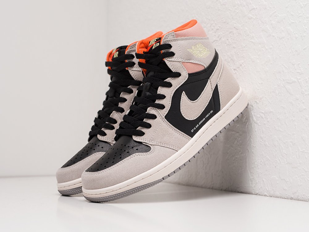 Nike Air Jordan 1 Retro High OG Neutral Grey серые кожа мужские (AR21351) - фото 2 Nike Air Jordan 1 Retro High OG Neutral Grey серые кожа мужские (AR21351) - фото 2