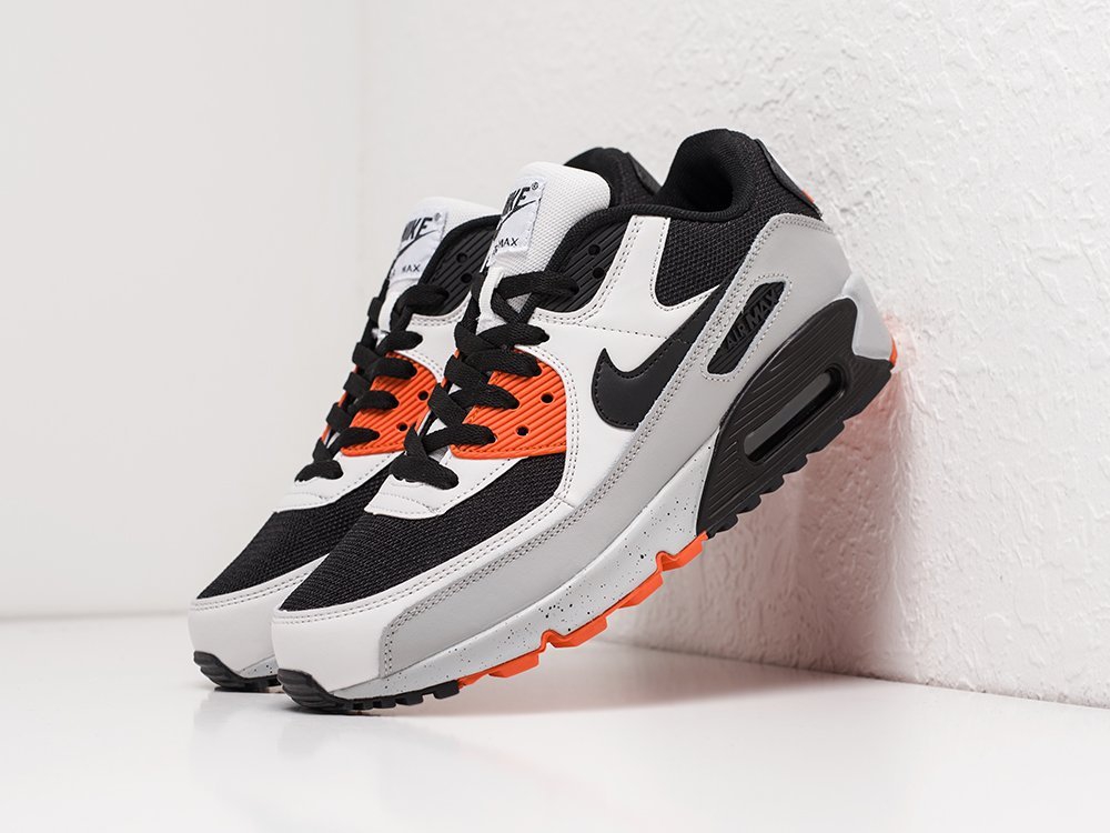 Nike Air Max 90 черные кожа мужские (AR21359) - фото 2 Nike Air Max 90 черные кожа мужские (AR21359) - фото 2