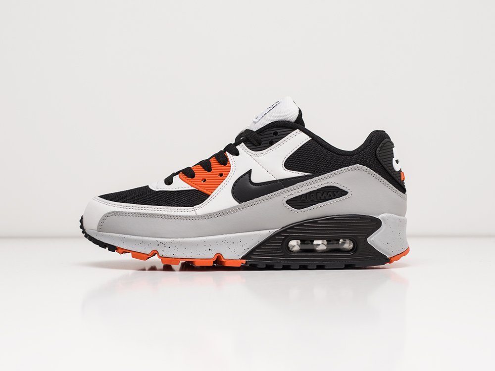 Nike Air Max 90 черные кожа мужские (AR21359) - фото 1 Nike Air Max 90 черные кожа мужские (AR21359) - фото 1