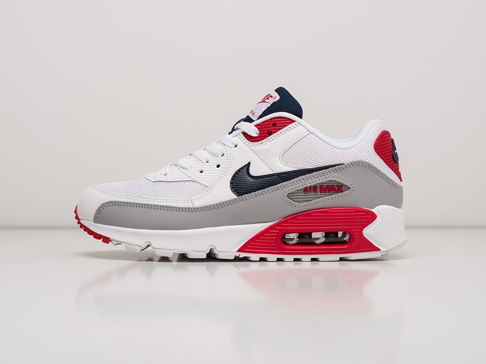 Nike Air Max 90 белые кожа мужские (AR21384) - фото 1 Nike Air Max 90 белые кожа мужские (AR21384) - фото 1