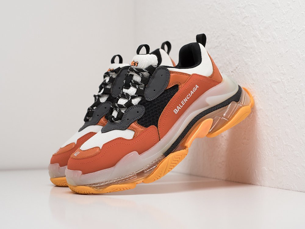 Balenciaga Triple S Сlear Sole белые кожа мужские (AR21400) - фото 2 Balenciaga Triple S Сlear Sole белые кожа мужские (AR21400) - фото 2