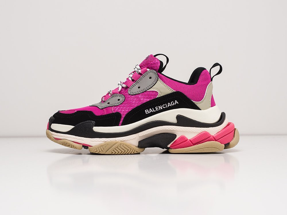 Balenciaga Triple S розовые кожа женские (AR21403) - фото 1 Balenciaga Triple S розовые кожа женские (AR21403) - фото 1