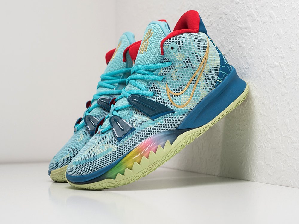 Nike Kyrie 7 Special FX голубые текстиль мужские (AR21419) - фото 2 Nike Kyrie 7 Special FX голубые текстиль мужские (AR21419) - фото 2