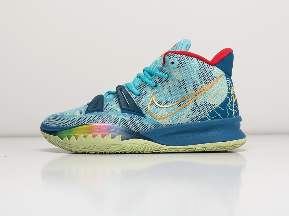 Nike Kyrie 7 Special FX голубые текстиль мужские (AR21419) - фото 1 Nike Kyrie 7 Special FX голубые текстиль мужские (AR21419) - фото 1