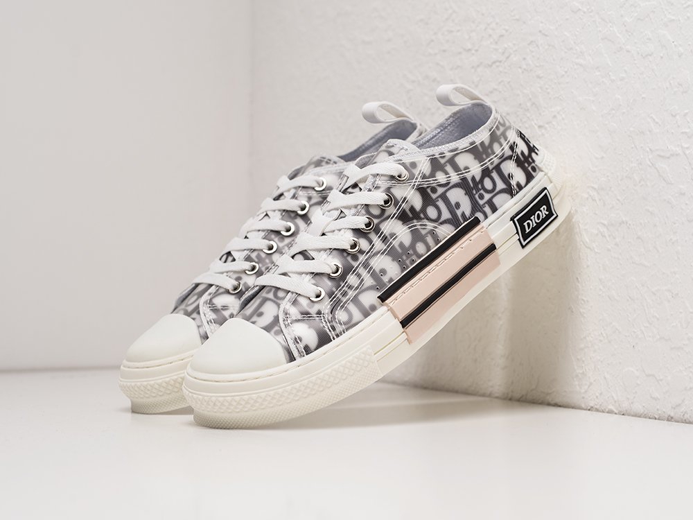 Dior B23 Low белые текстиль мужские (AR21430) - фото 2 Dior B23 Low белые текстиль мужские (AR21430) - фото 2