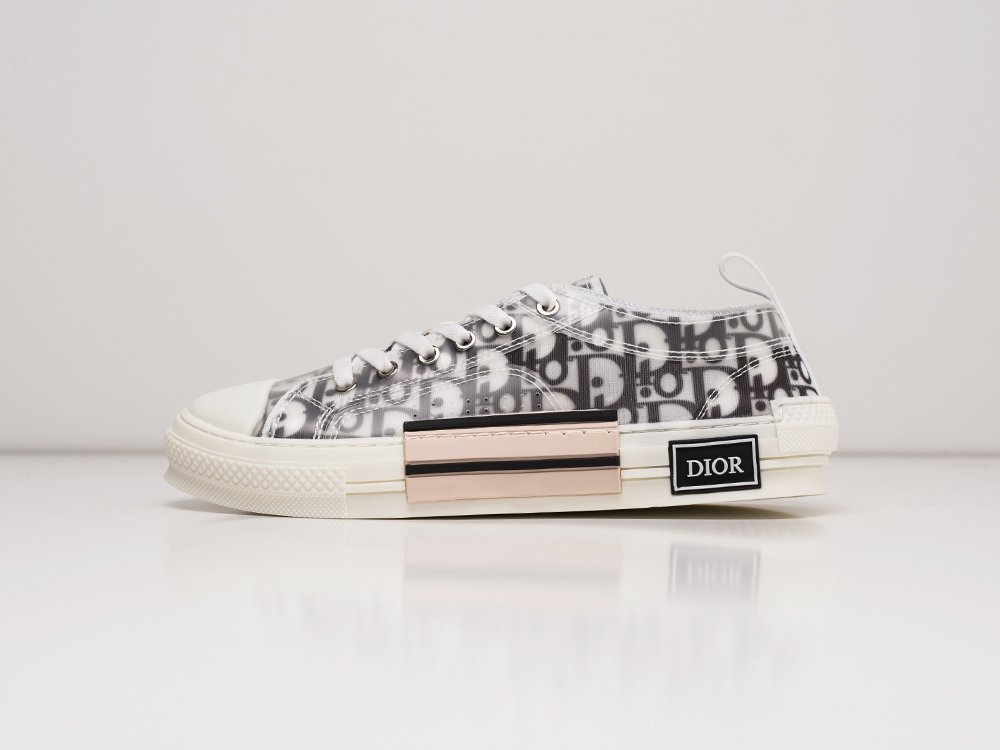 Dior B23 Low белые текстиль мужские (AR21430) - фото 1 Dior B23 Low белые текстиль мужские (AR21430) - фото 1