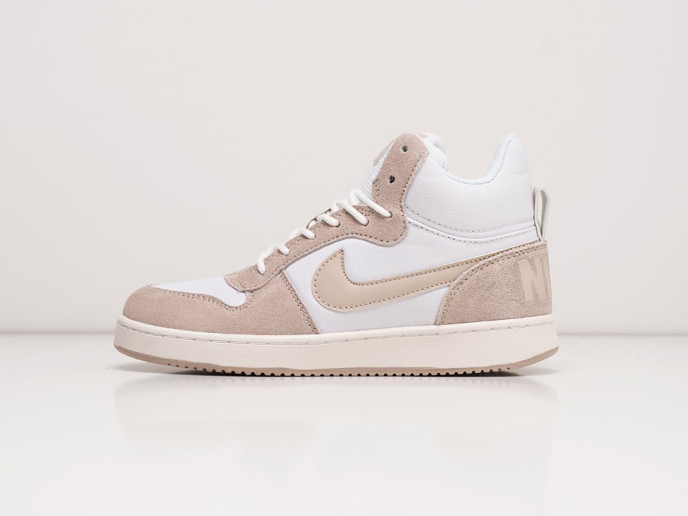 Nike Court Borough Mid Prem белые замша мужские (AR21443) - фото 1 Nike Court Borough Mid Prem белые замша мужские (AR21443) - фото 1