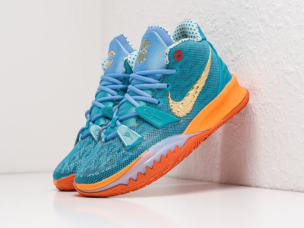 Nike Kyrie 7 Concepts Horus голубые текстиль мужские (AR21452) - фото 2 Nike Kyrie 7 Concepts Horus голубые текстиль мужские (AR21452) - фото 2