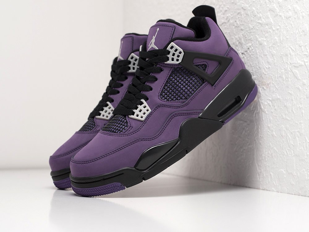 Nike x Travis Scott Air Jordan 4 Retro Purple / Black - фото 2