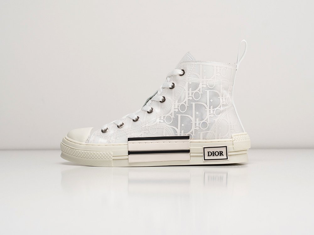 Dior B23 High белые текстиль женские (AR21479) - фото 1 Dior B23 High белые текстиль женские (AR21479) - фото 1