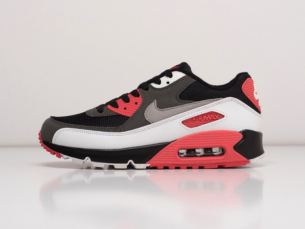 Nike Air Max 90 черные кожа мужские (AR21564) - фото 1 Nike Air Max 90 черные кожа мужские (AR21564) - фото 1