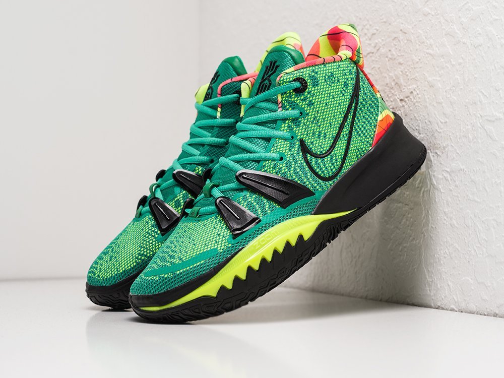 Nike Kyrie 7 Ky-D Weatherman зеленые текстиль мужские (AR21616) - фото 2