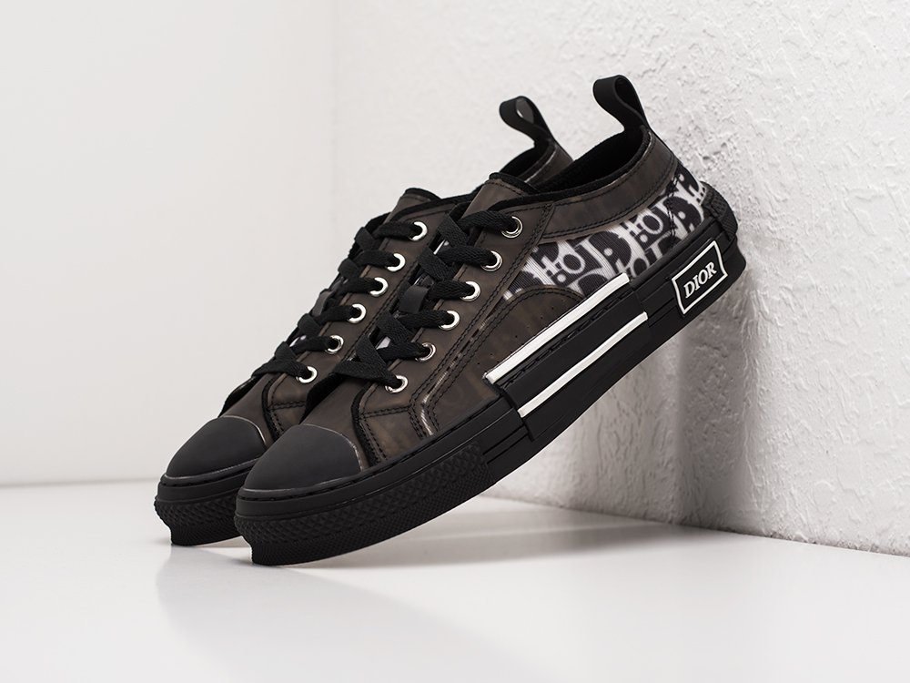 Dior B23 Low черные текстиль мужские (AR21654) - фото 2 Dior B23 Low черные текстиль мужские (AR21654) - фото 2